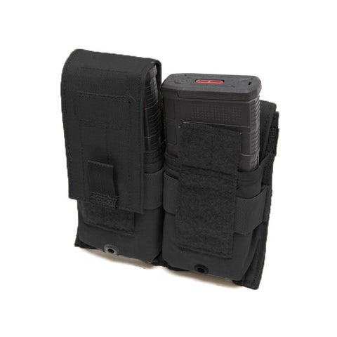 MODULAR DOUBLE M4/M14/MP5 MAG POUCH WITH BELT ATTACHMENT